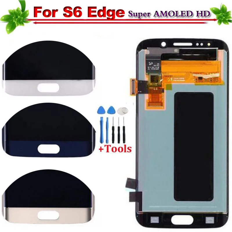 

Super AMOLED for Samsung Galaxy S6 G920 G9200 lcd Display Touch Screen Digitizer Assembly Replacement for Galaxy S6 edge G925
