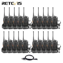 20 штук рация Retevis H777 3 W UHF 400-470 MHz Портативный радиоприемник комплект радиолюбителей КВ трансивер Связь инструмент