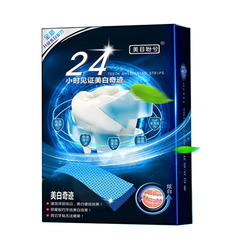 

7 Pouches/14 Strips 3D Teeth Whitening Strips Whitestrips Tooth Whitener Profession Tooth Whitening Bleaching Advanced Strips
