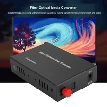 HDMI одномодовый одноядерный волоконный оптический медиаконвертер удлинитель 100-240 В