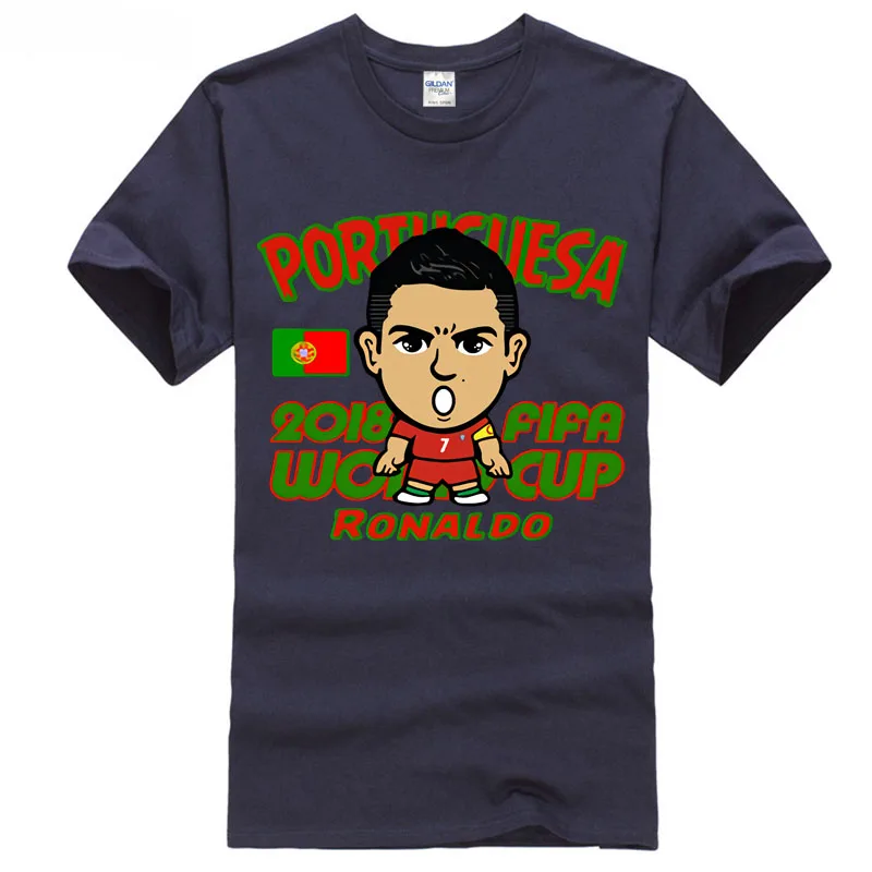 Летняя Повседневная Мужская футболка хорошее качество ronaldo NO.7 Мадрид городской