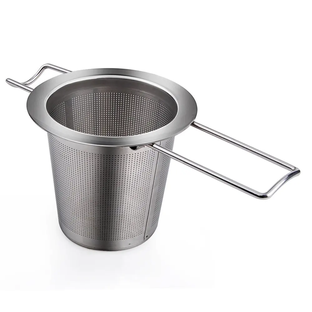 Ситечко в кружку. Ситечко для чая "Tea Filter Screen" (sa-576). Tea Strainer Stainless Steel. Ситечко для заваривания чая из нержавеющей стали. Basket Type Strainer.