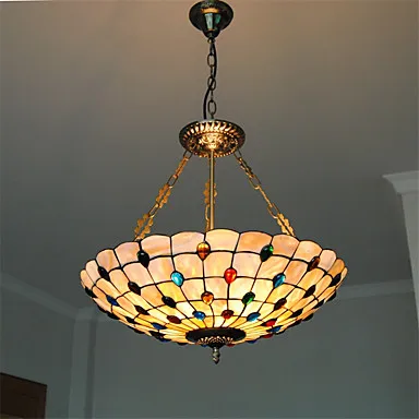 Us 132 0 40 Off 21 Inch Retro Tiffany Pendant Lights Shell Shade Living Room Dining Light Fixture In From Lighting On Us 132 0 40 Off 21 Inch Retro Tiffany Pendant Lights Shell Shade Living Room Dining Light Fixture In From Lighting On