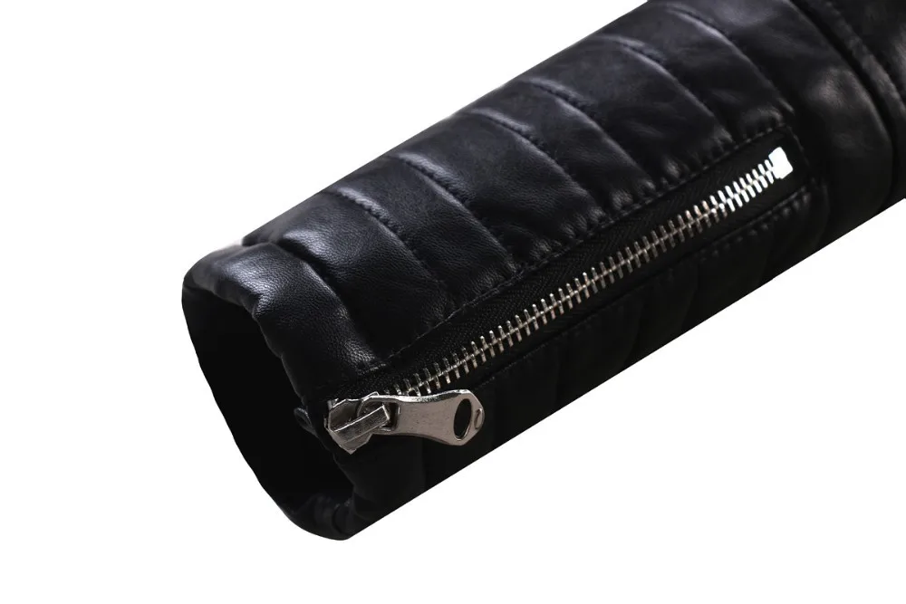 2020 Fashion Women Elegant Zipper Faux Leather Biker Jacket in Brown Black Slim Ladies Coat Casual brand Motorcycle Leather Coat