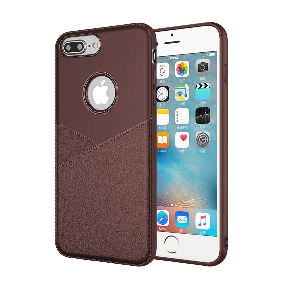 Для iPhone 7 Чехол для мобильного телефона бизнес 8plus xs max кожаный ТПУ защитный чехол