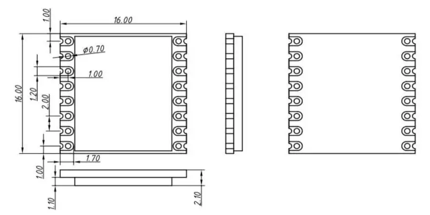 1 шт 22dBm 868 мГц 915 мГц SX1262 LoRa1262 Long range SPI Интерфейс Беспроводной модуль