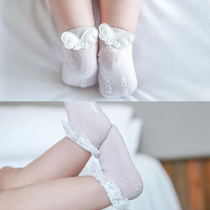 New Cotton Baby Spring And Summer Socks Cartoon Cute Newborn Baby Loose Mouth Socks Children Socks