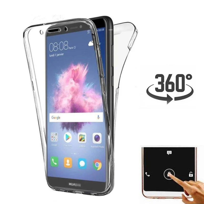 Front + Back Soft Transparent Case For Huawei Honor 8 Lite P9 2017 Mini Cover Silicone Cases P8 |