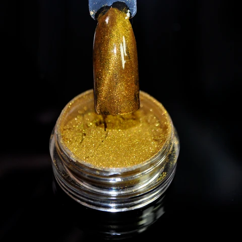 Golden Cat Eye Magnet Nail Powder Magic Magnetic Glitter Dust Gel Manicure Tool Nail Art Pigment