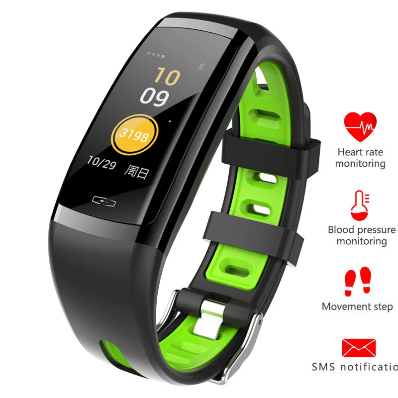 

GIMTO Color Screen Smart Bracelet Women Android Ios Heart Rate Smartband Sleep Monitor Fitness Tracker Blood Pressure Watch Men