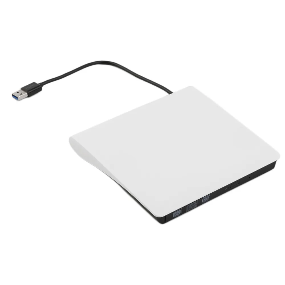 Professional Slim, Compact & Lightweight External Drive USB 3.0 3D Burner Writer Player for PC Laptop Notebook CD DVD Player Bur