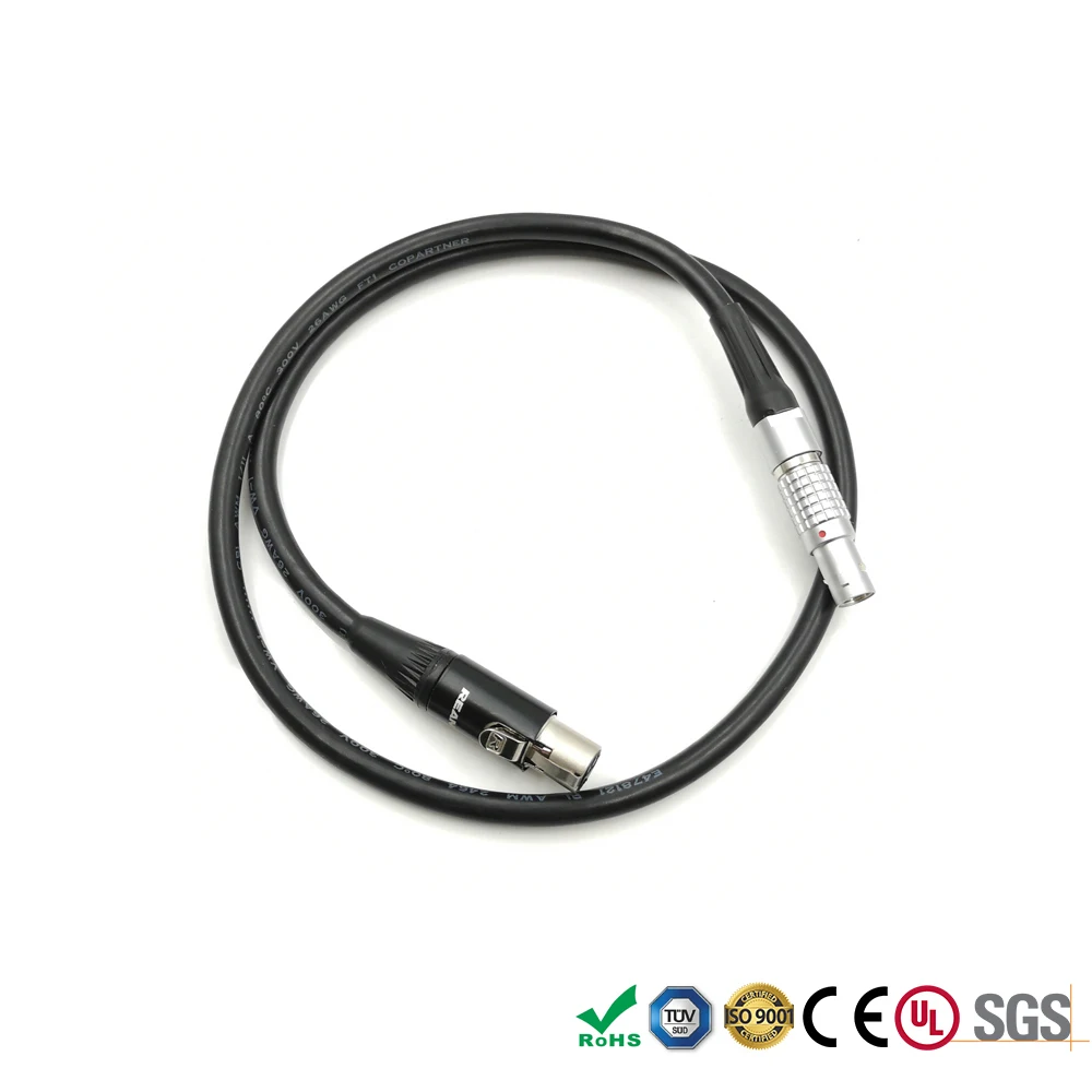 Красное оружие Epic w камера AUX Выход FGG 0B 4 контактный штекер на Neutrik REAN RT4FC B Mini XLR