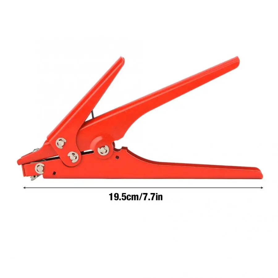 HS-519 Cable Tie Gun Portable Tensioning Cutting Tool Crimping Pliers for Nylon Plastic Cable Ties