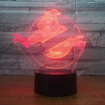 

Birthday creative 7 colors 3d night light bedroom led atmosphere lamp table lamp 1790