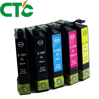 

5 Pack T1291 Compatible Ink Cartridge for INK Stylus SX230 SX235W SX420W SX425W SX430W SX435W SX438W SX440W