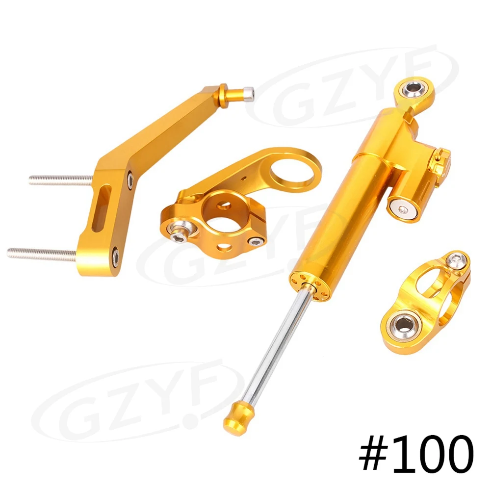 Для Honda CBR954RR 2002-2003 амортизатор рулевого механизма cnc стабилизатор w/Кронштейн Набор Saftety Управление анодированный высокое качество
