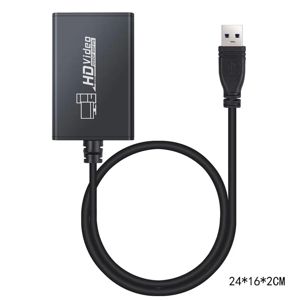 

Durable HDMI to USB 3.0 Video Capture Card For Windows Laptops 1080P High Speed Recording Box Video Audio Adapter