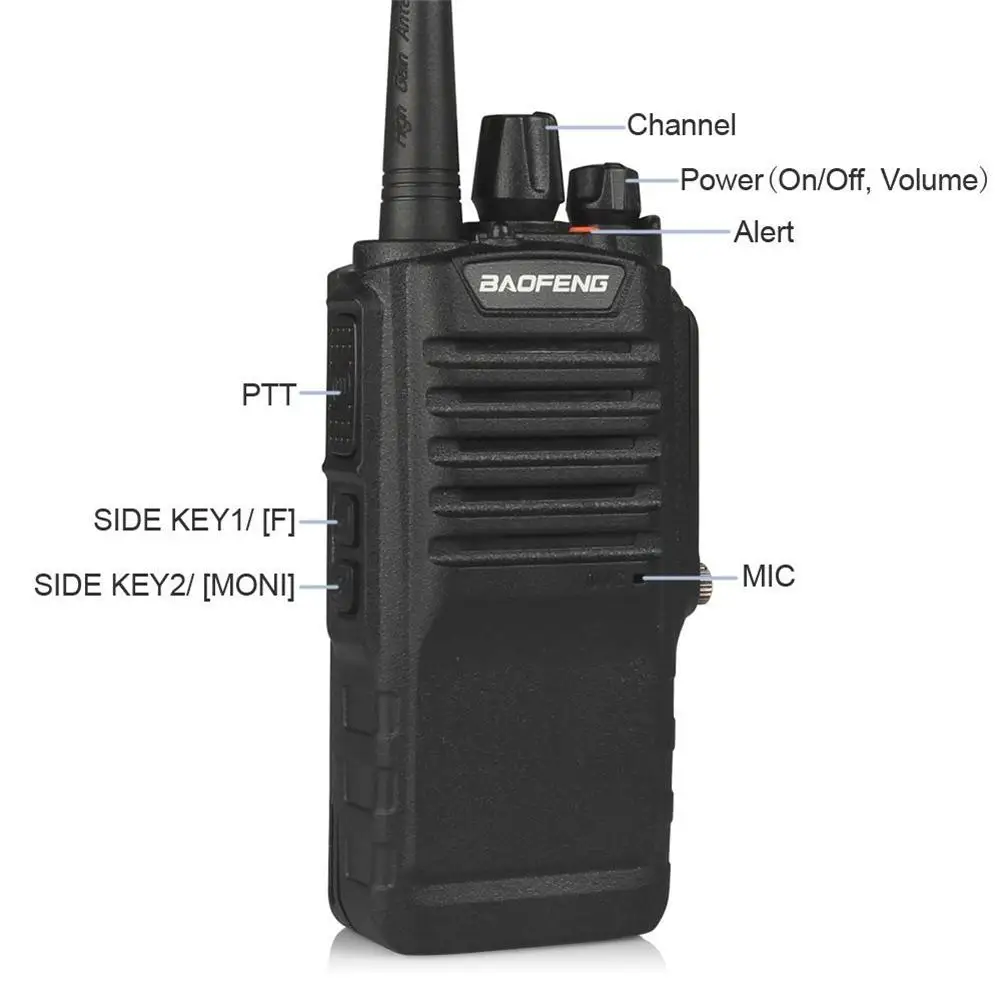 

BAOFENG BF-9700 8W IP67 Waterproof Two Way Radio UHF400-520MHz FM Transceiver with 2800mAh battery Ham Radio Walkie talkie