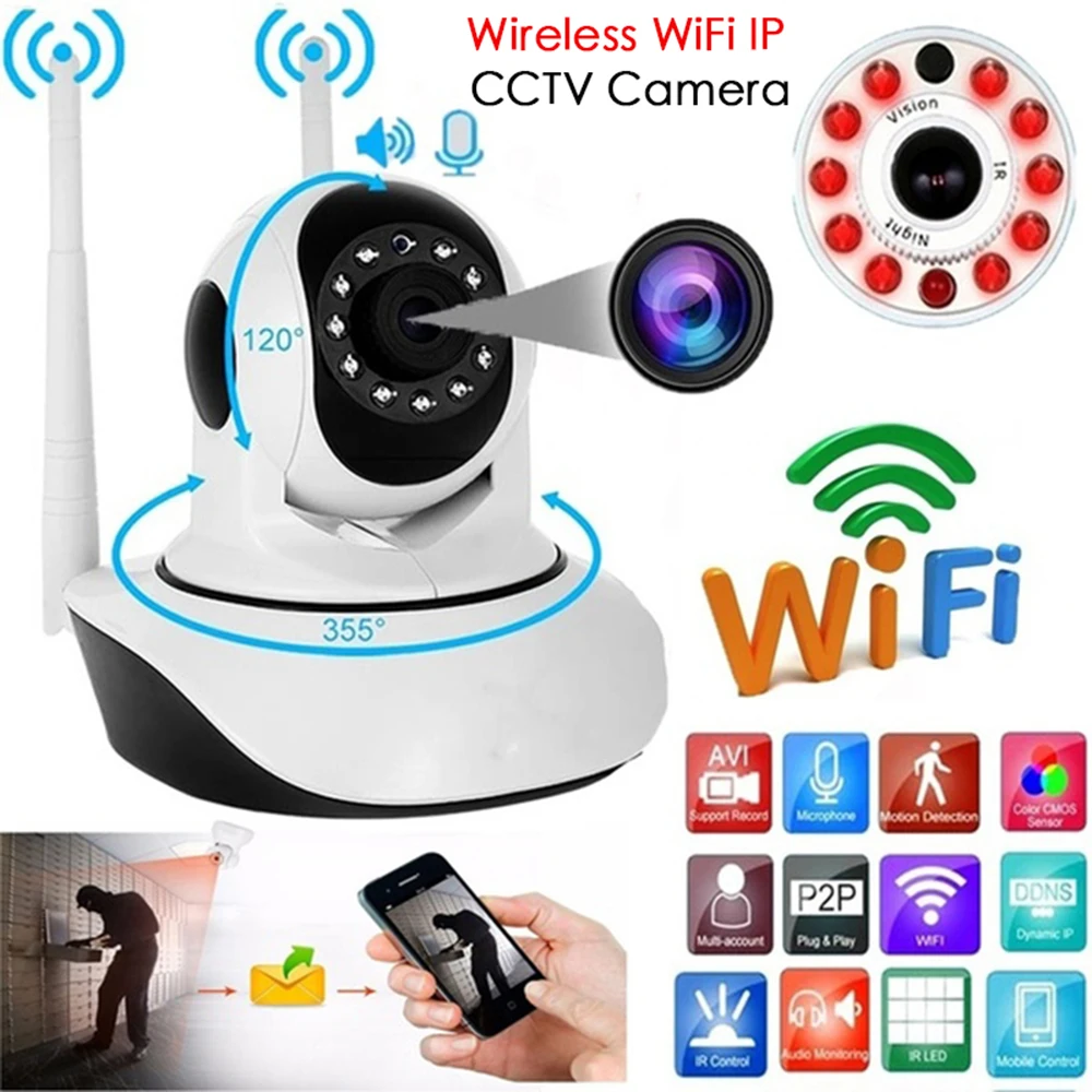 

1080P IP Camera Wireless Home Security Surveillance Camera Wifi Night Vision CCTV Camera Baby Monitor Outdoor Camera