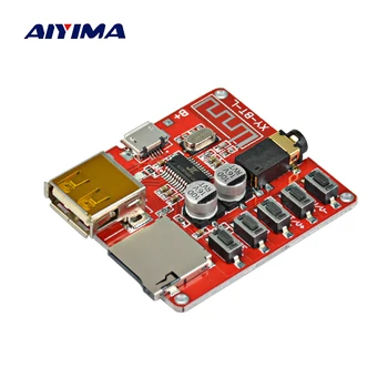 

AIYIMA 3.7-5V Wireless Bluetooth MP3 Decoder Board WAV APE FLAC Lossless Decoding Support Micro USB TF Card