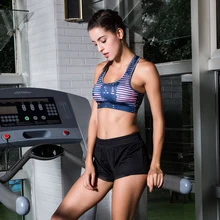 Пуш-ап дышащий Женский фитнес-Йога Спорт Бюстгальтер Бег тренировки тренажерный зал Регулируемый Ударопрочный Мягкий Топ спортивный жилет нижнее белье