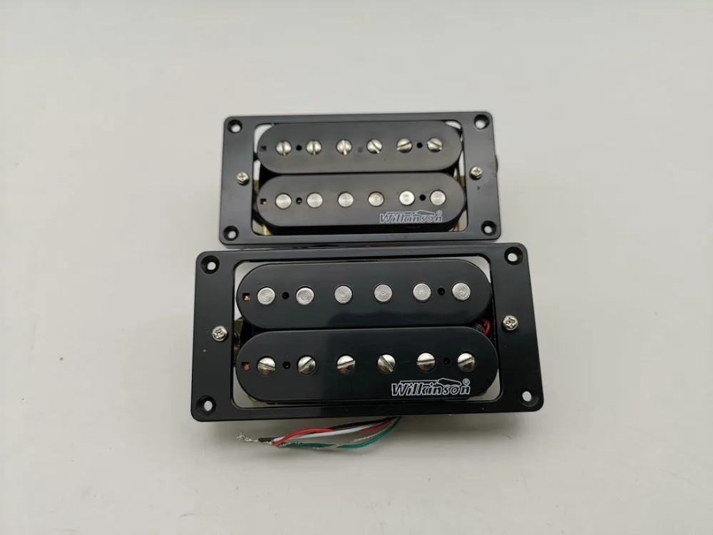 

Wilkinson Humbucker Pickups Ceramics 4c Neck and Bridge Eleciric Guitar Pickups Black 1 set