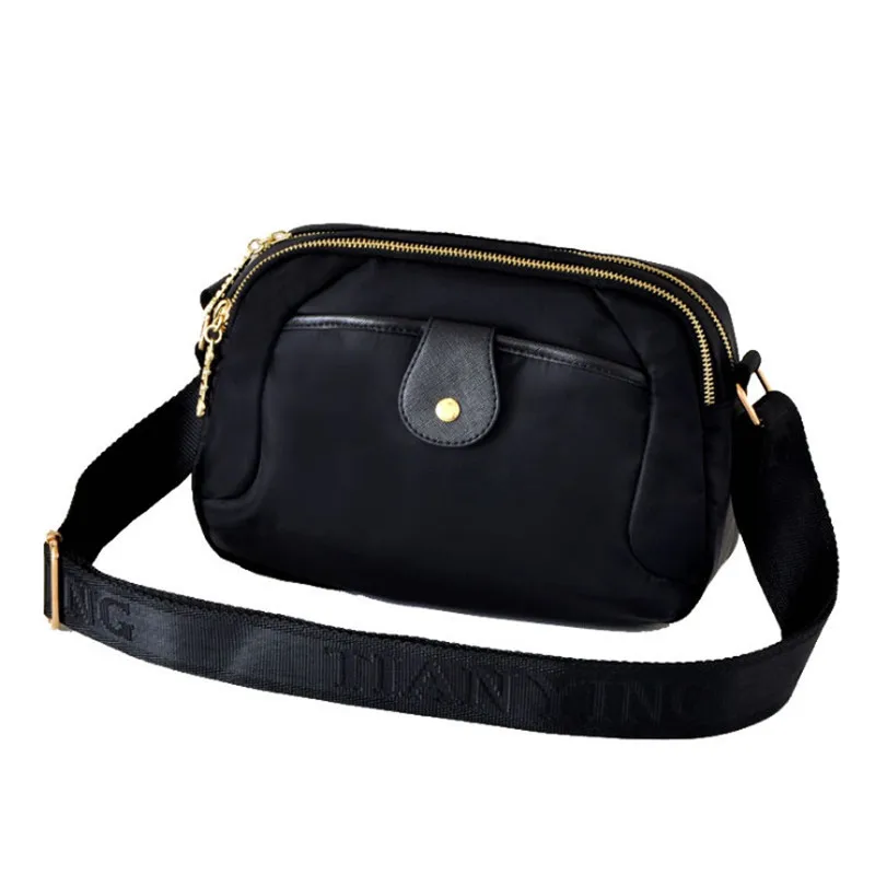 

new nylon diagonal female bag small bag cloth Korean version of the fashion simple canvas handbag