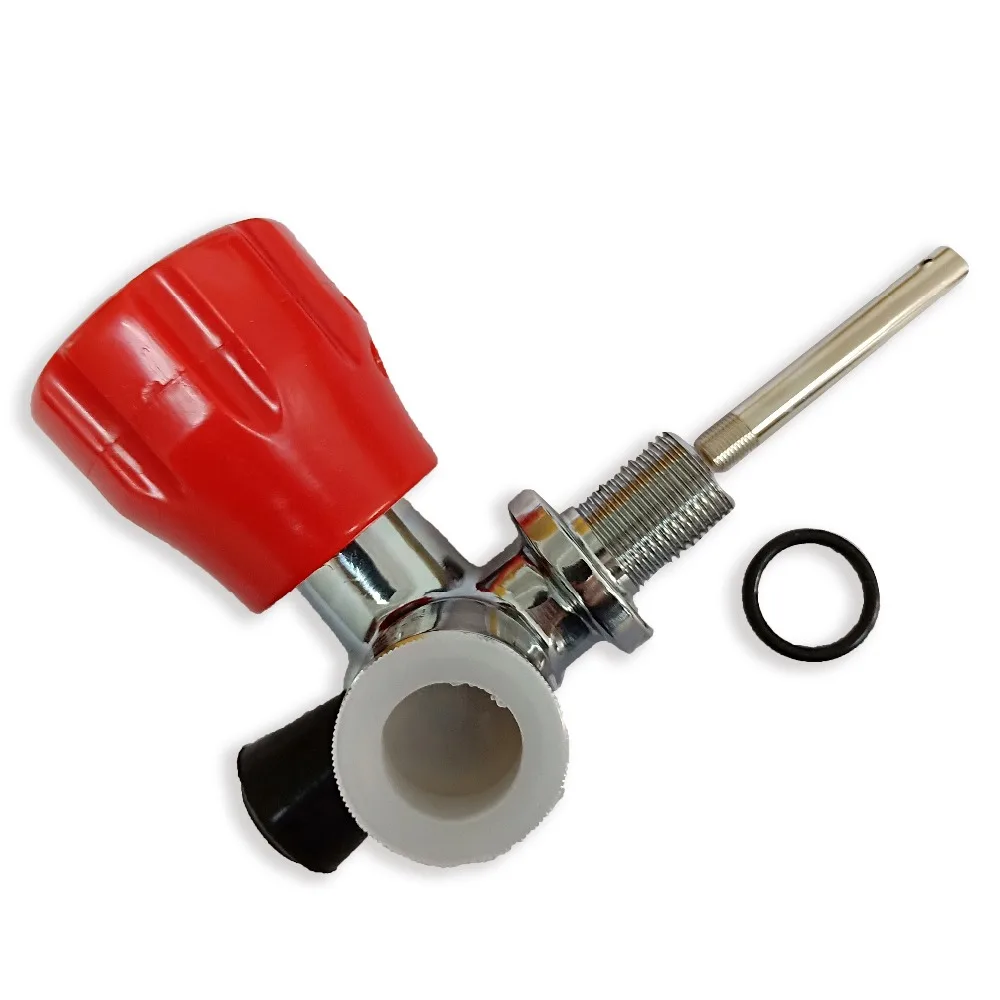 Acecare M18*1.5 red valve for PCP rifle paintball tank scuba carbon fiber cylinder direct from chinese factory on sale simplisafe fire alarm