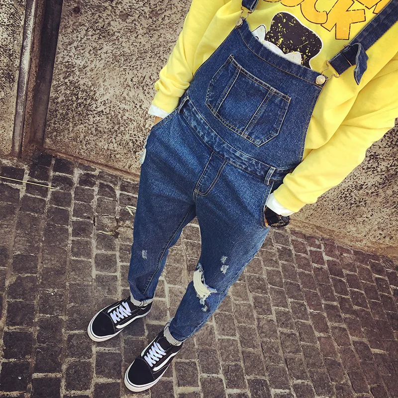 mens slim dungarees