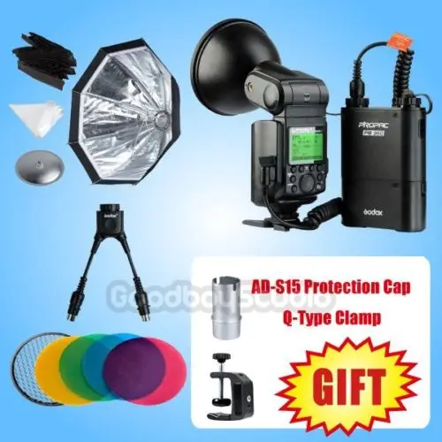 

Godox AD360II-C TTL HSS 360W Speedlite Flash + PB960 Battery Pack + Accessories