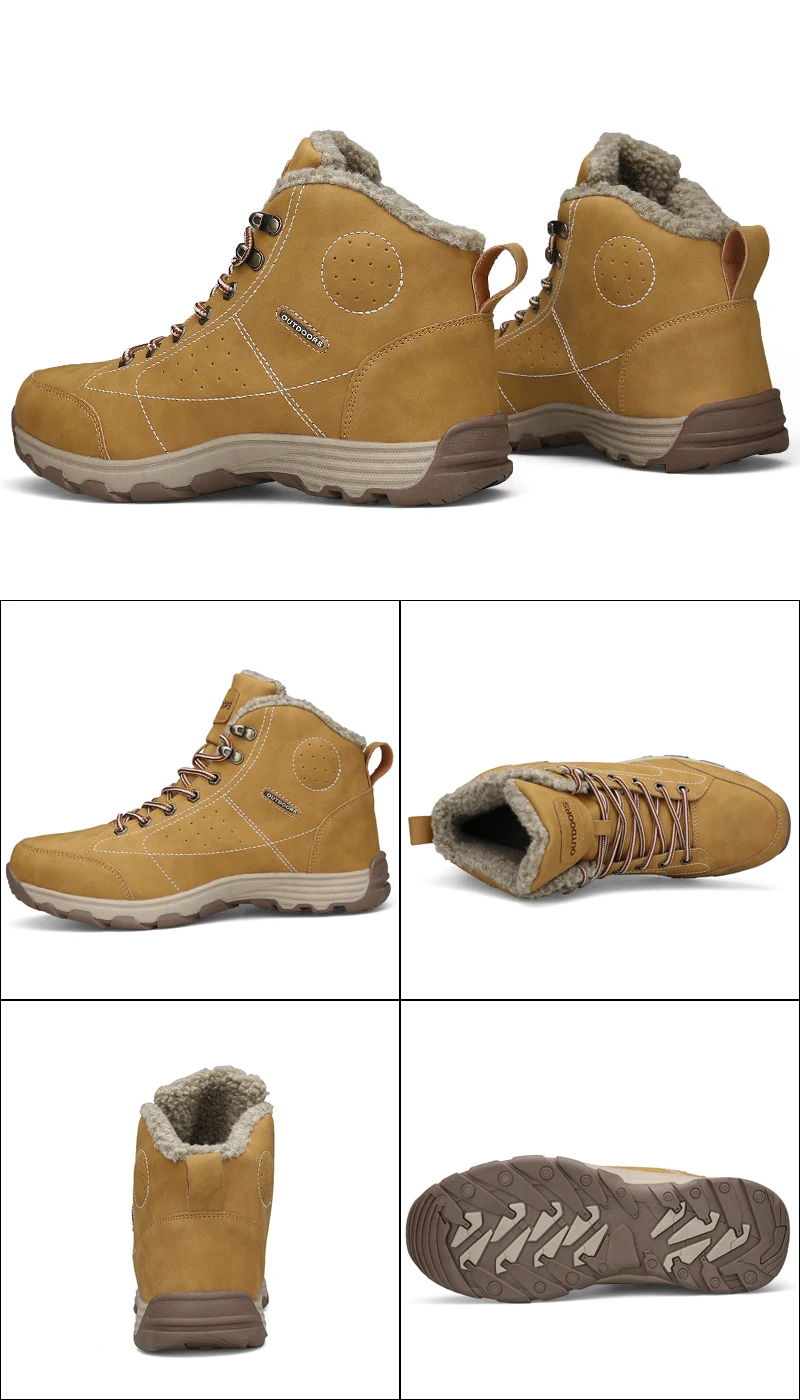 VMUKSAN/Лидер продаж; ботинки модные мужские Ботильоны; большие размеры 39-46 мужские повседневные зимние ботинки на шнуровке высокого качества