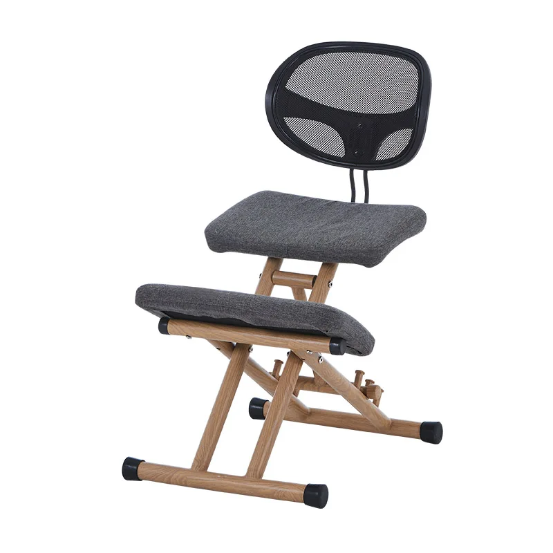 Adjustable Kneeling Chairs Ergonomic Kneel Chair Adjustable Stool for Home and Office Kneeling Computer Chair with Backrest