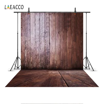 

Laeacco Wooden Board Floor Photography Backdrop Doll Pet Food Baby Portrait Photo Backgrounds Newborn Child Photophone Photozone