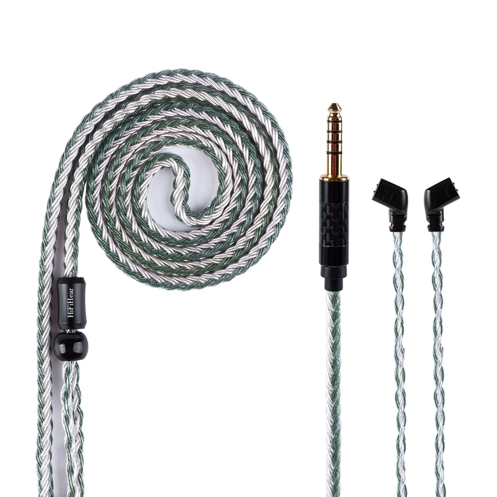 Hifihear 16 Core посеребренный кабель 2,5/3,5/4,4 мм обновления кабеля с MMCX/2Pin для ZS10 PRO ZSX BL-03 V90