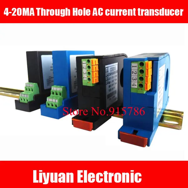

Through Hole AC current transducer / Hall sensor isolation module 4-20MA/24V current transducer