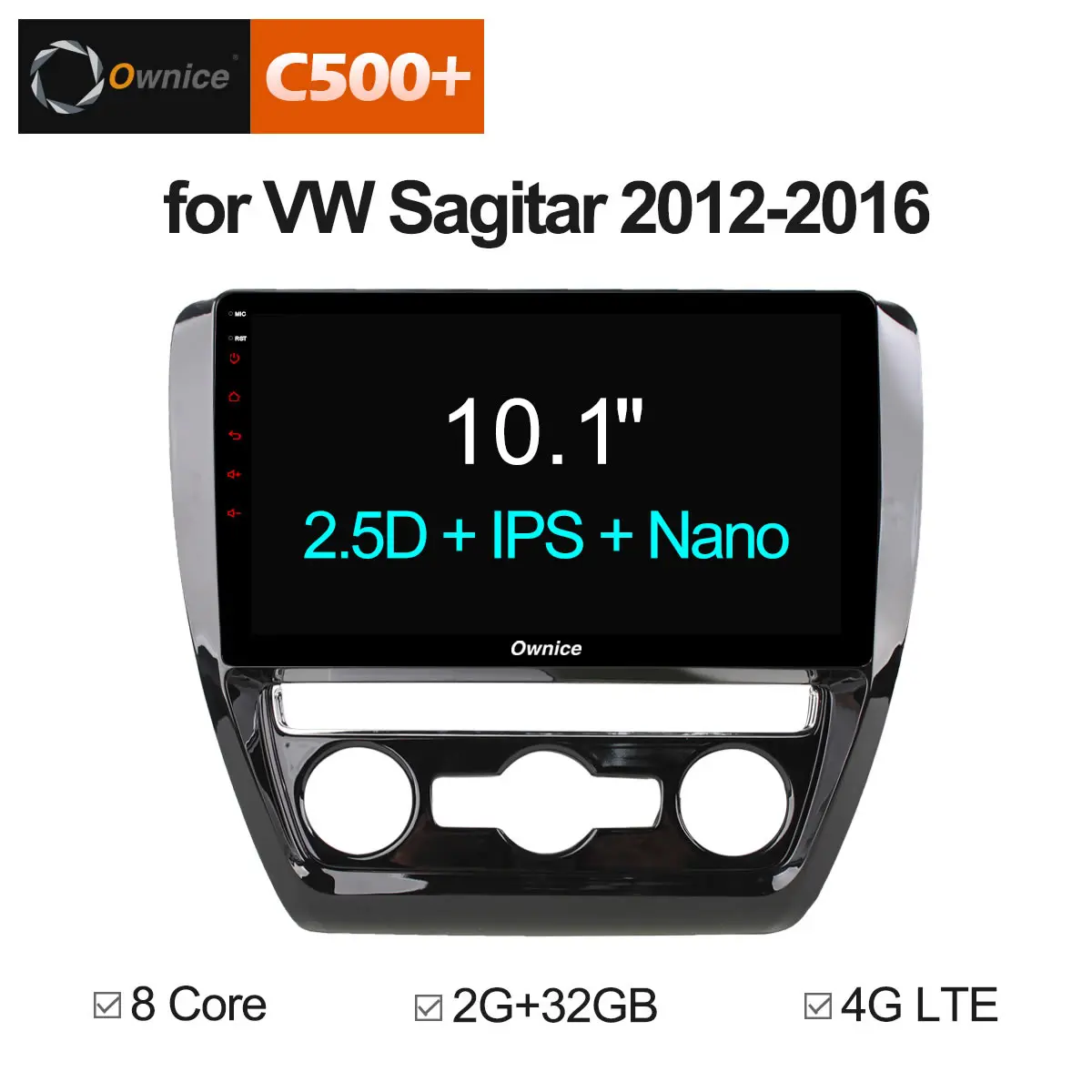 

10.1" Ownice C500+ G10 android 8.1 car DVD multimedia for VW VOLKSWAGEN SAGITAR 2012 - 2016 autoradio stereo head units OctaCore