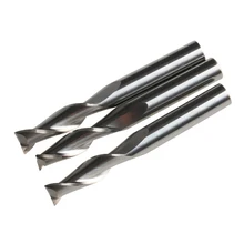 3 шт. хвостовик 6 мм x 22 мм Два Флейта резак eendmill для алюминиевого сплава материал режущие инструменты от фабрики