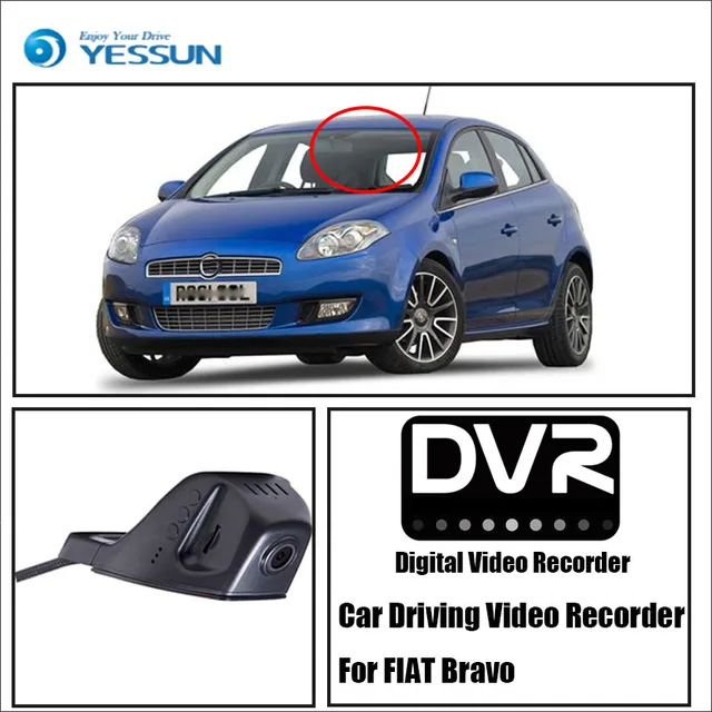 Cheap YESSUN for FIAT Bravo Car Front Dash Camera CAM DVR Driving Video Recorder Function For iPhone Android APP Control Cheap YESSUN for FIAT Bravo Car Front Dash Camera CAM DVR Driving Video Recorder Function For iPhone Android APP Control