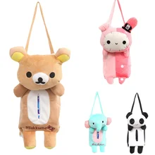 DEDC мультфильм Tissue Box заднем сиденье автомобиля висит Бумага Полотенца мешок Cute Bear салфетку контейнер для Офис автомобиля