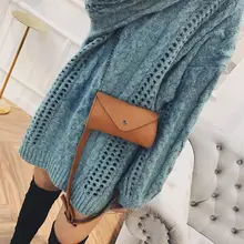 FGGS женские модные элегантные кожаные коричневые поясные сумки через плечо с карманом-кошельком стильные сумки для девочек(Brow