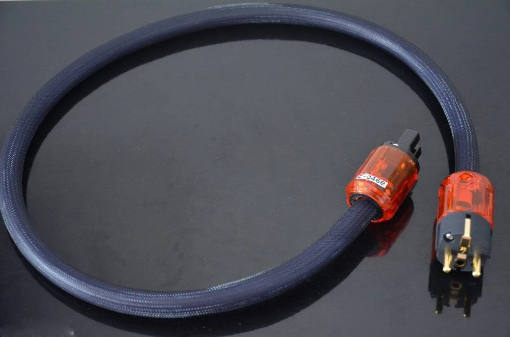Hi End HIFI Audio Power Cable Cord EU plug Audio Grade High Performance