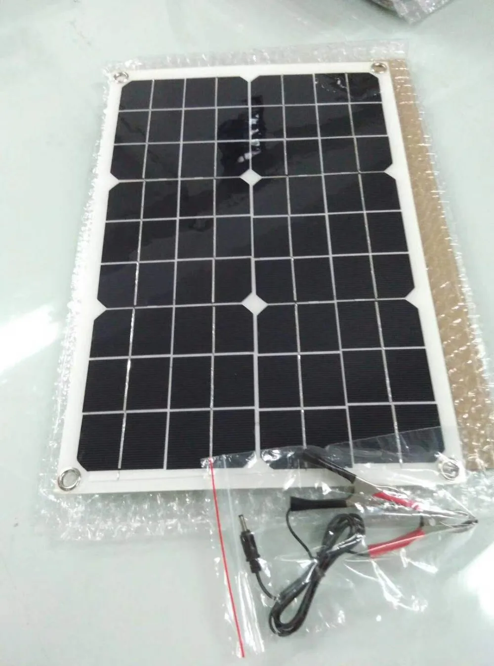 20 Вт 18 в Гибкая солнечная панель зарядное устройство для дома на колесах автомобиля лодки на крыше 12 в зарядное устройство