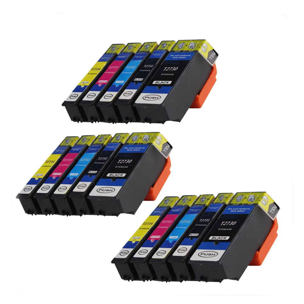 

15x (3BK,3PBK,3C,3Y,3m) Compatible Ink Cartridge 273XL for Epson XP510 XP520 XP600 XP610 XP620 XP700 XP800 XP820 printer