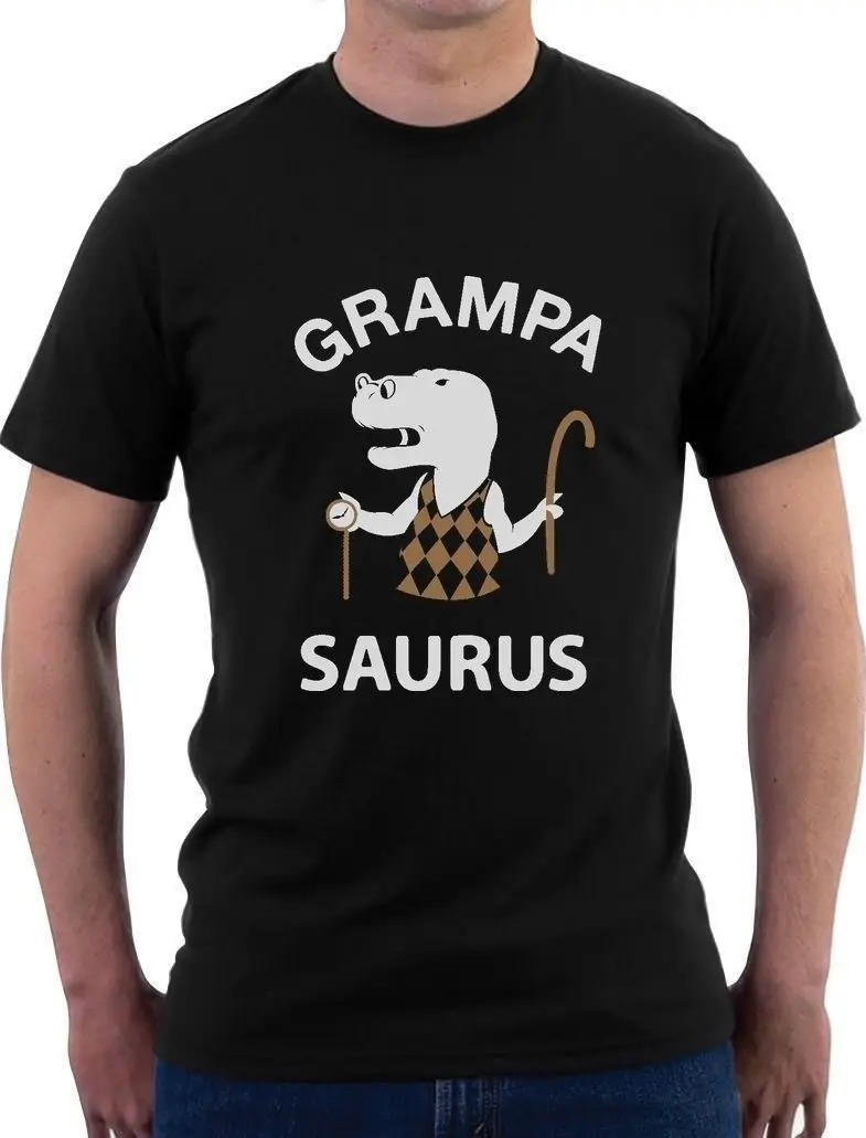 Grampa саурус забавные T REX дедушка Подарок Для дедушки футболка Father's Day|Футболки| |