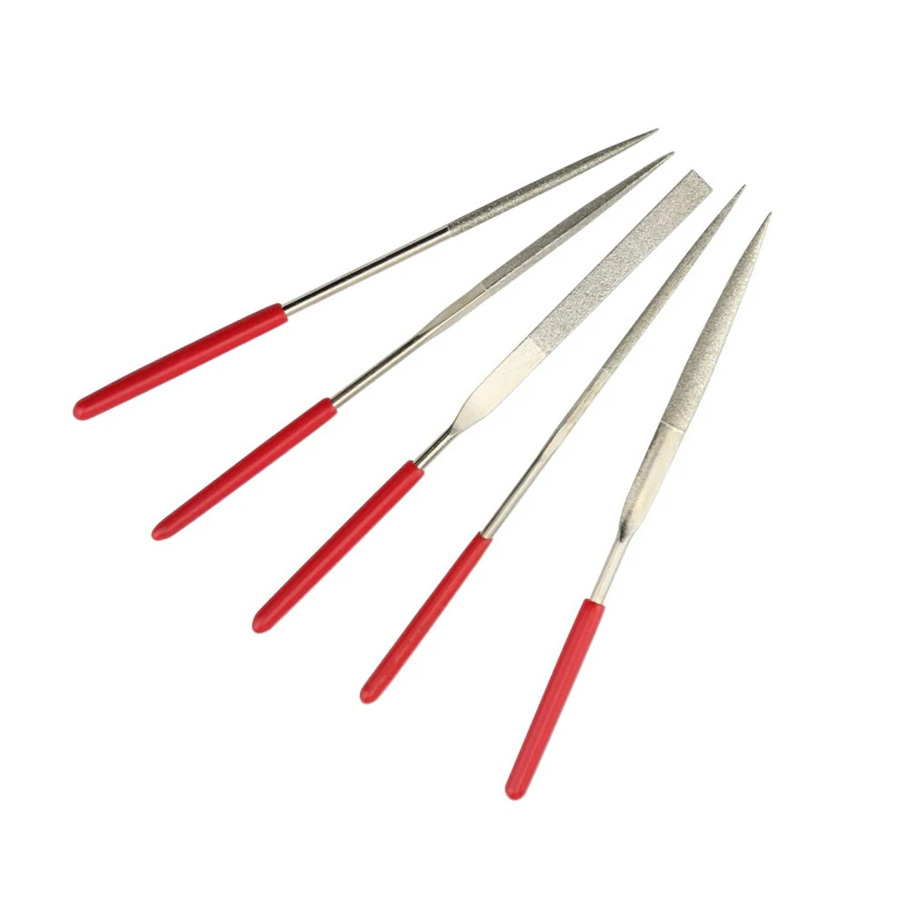 10X 3mmx140mm Diamond Needle File Coated Riffler Jewelry Crafts Glass Tools S_OQ 10X 3mmx140mm Diamond Needle File Coated Riffler Jewelry Crafts Glass Tools S_OQ