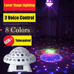 Ktv дискотека легкий звук Управление Цвет лампа LED Свет этапа стробоскоп бар лазер для дискотеки DMX лазерный проектор DJ партии освещение