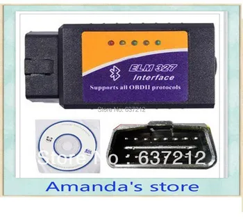 

OBDII scanner ELM327 bluetooth interface obd scan tool V2.1