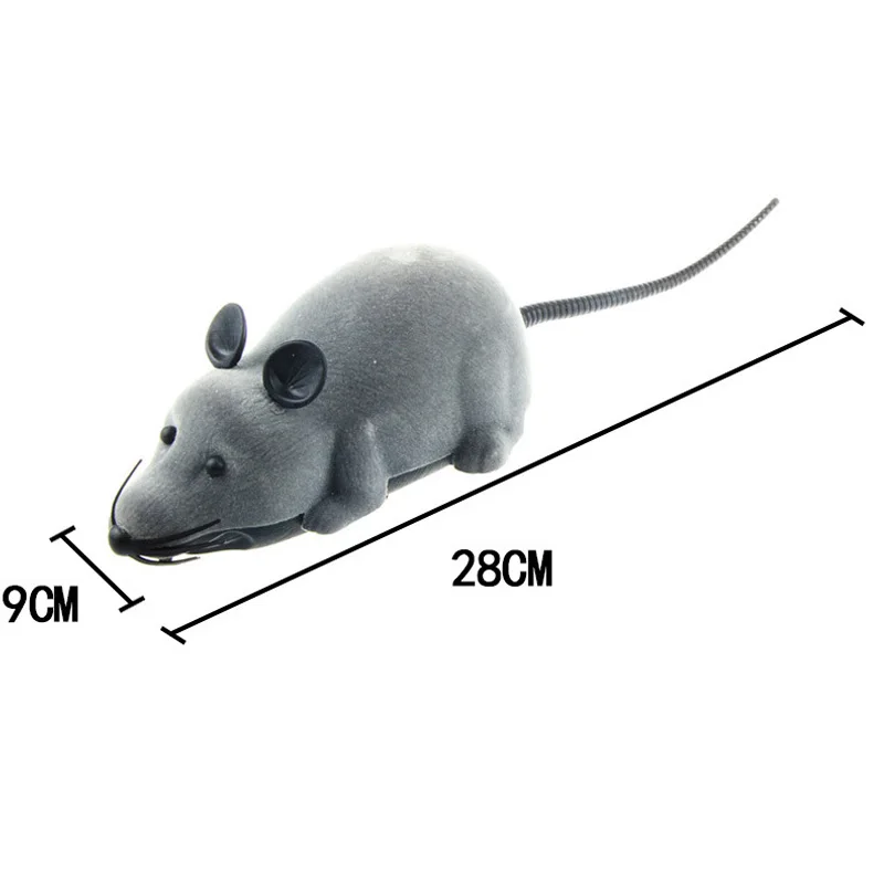 Мышь на дистанционном управлении беспроводная мышь с ПДУ шутка игрушка животное поддельная шалость кошка Электронные Животные новые смешные игрушки для детей