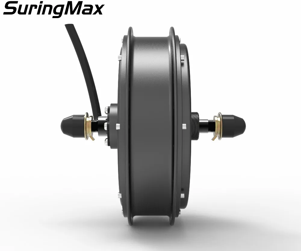 Cheap Standard 135mm dropout M16 Screw MXUS V3  3000W brushless no-gear hub motor for rear electric bike electric bicycle 3