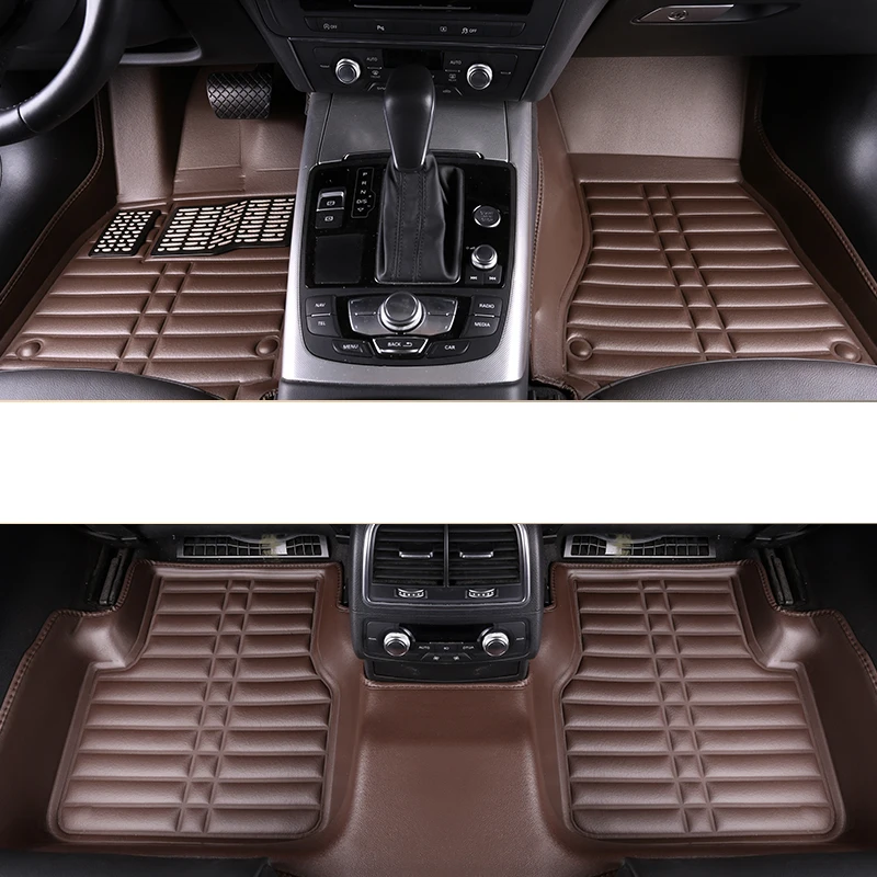 

lsrtw2017 fast shipping car floor mat for audi a6 2012 2013 2014 2015 2016 2017 2018 a6 c7
